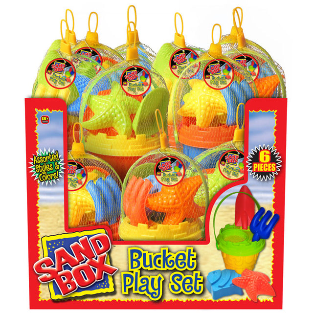 Sand Box Sand Toys 6 pc, Pack of 18