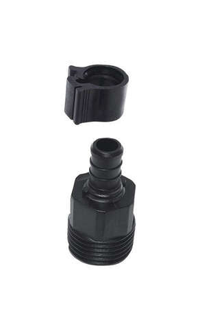 Flair-It PEXLock 1/2 in. PEX X 3/4 in. D PEX Plastic Garden Hose Swivel