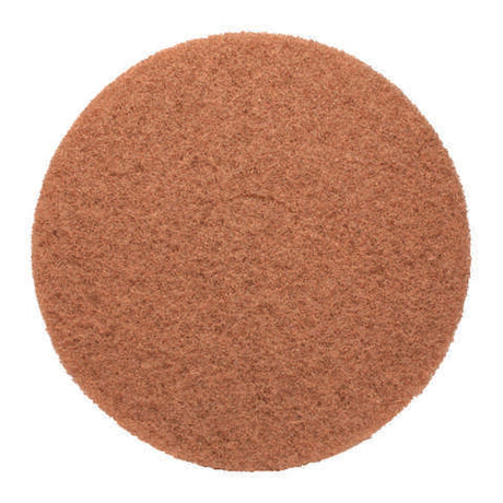Gator 17 in. D Non-Woven Natural/Polyester Fiber Floor Pad Disc Tan, Pack of 5
