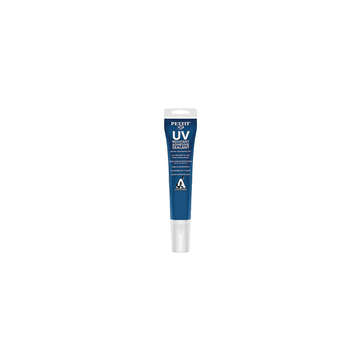 Pettit 6010T Anchortech UV Resistant Adhesive Sealant, 4.8 oz., White