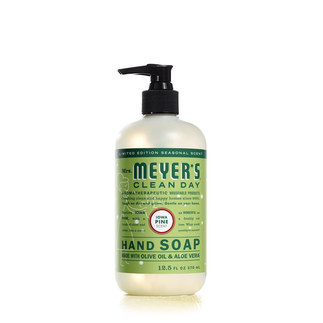 Mrs. Meyer's Clean Day Organic Iowa Pine Scent Liquid Hand Soap 12.5 oz, Pack of 6