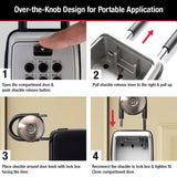 Master Lock 3.13 in. W Metal 4-Digit Combination Lock Box