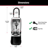 Master Lock 3.13 in. W Metal 4-Digit Combination Lock Box