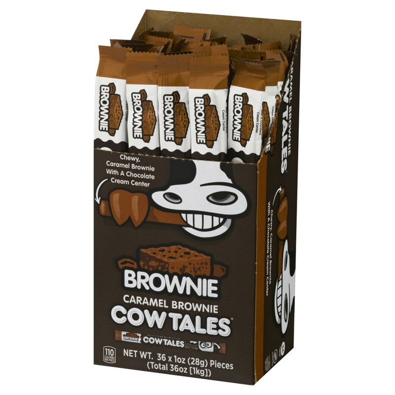 Goetze's Candy Cow Tales Brownie Caramels 1 oz, Pack of 36