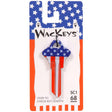 HILLMAN Wackey Flag House/Office Universal Key Blank SC1 Single, Pack of 6