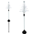 Alpine LED Christmas Tree Solar Stake 40 in. Pathway Decor, Pack of 16