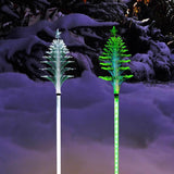 Alpine LED Christmas Tree Solar Stake 40 in. Pathway Decor, Pack of 16