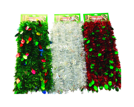 FC Young Multicolored Assorted Garland Hanging Decor 8 in., Pack of 6