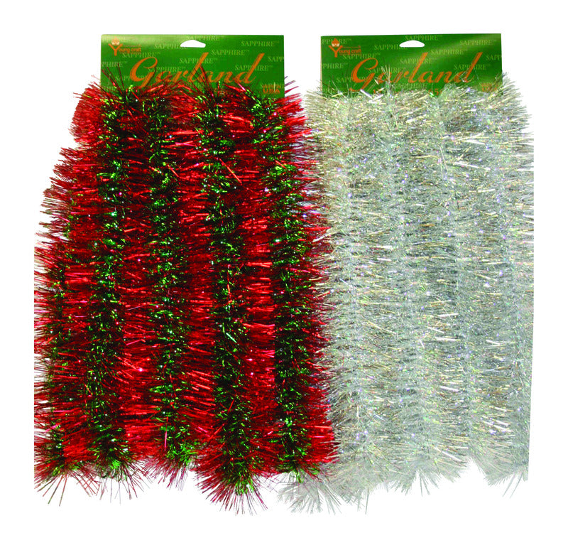 FC Young 12 ft. L Royal Tinsel Christmas Garland, Pack of 6