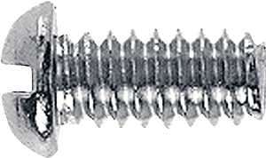 Danco 35153B Faucet Bibb Screw, #10-24 Thread, #16 Drive, Brass, Chrome-Plated, Pack of 5