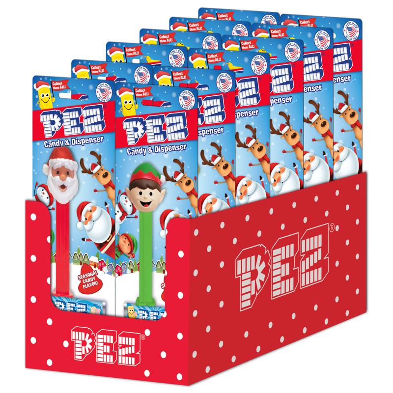 PEZ Assorted Candy and Dispenser 0.87 oz, Pack of 12