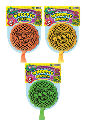 Flarp Whoopee Cushion Assorted 1 pc, Pack of 12
