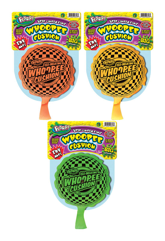 Flarp Whoopee Cushion Assorted 1 pc, Pack of 12