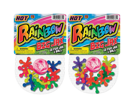 Rainbow Big Jax Assorted 11 pc, Pack of 24