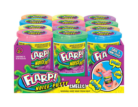 Flarp Noise Putty Assorted 1 pc, Pack of 12