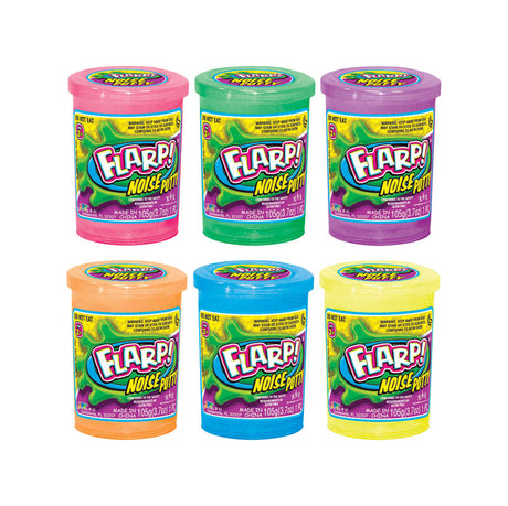 Flarp Noise Putty Assorted 1 pc, Pack of 12