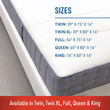 JT Eaton Lock-Up Twin White Stretch-Knit Polyester Mattress Encasement Cover
