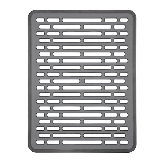 Good Grips 13190530 Sink Mat, 16 in L, 12-1/4 in W, 1/2 in Thick, TPE, Gray