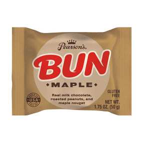 Pearson's Bun Maple Candy 1.75 oz, Pack of 24