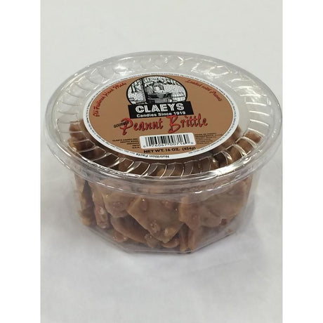 Claeys Old Fashioned Handmade Peanut Brittle Peanut Brittle 16 oz, Pack of 12