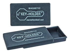 Home Plus Black Plastic Magnetic Key Box 3 in. 1.7 in. 0.6 in., Pack of 12