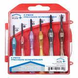 Home Plus Assorted Precision Driver Set 6 pc, Pack of 12