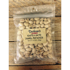 Durhams Roasted & Salted Pistachios 5.5 oz Bagged, Pack of 12