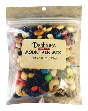 Durhams Nuts, Raisins, Chocolate Trail Mix 8 oz Bagged, Pack of 12