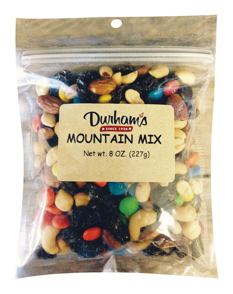 Durhams Nuts, Raisins, Chocolate Trail Mix 8 oz Bagged, Pack of 12