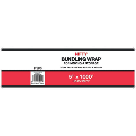 Nifty 5 in. W X 1000 ft. L Stretch Film