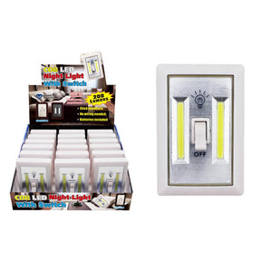 Diamond Visions Automatic/Manual LED Night Light w/ Switch, Pack of 18