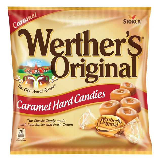 Werther's Original WOH12 Candy, Caramel, 5.5 oz, Pack of 12