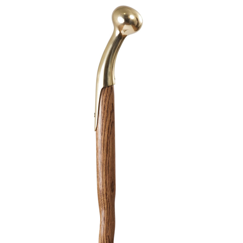 Brazos Walking Sticks 37 in. Brown Oak Cane