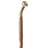 Brazos Walking Sticks 37 in. Brown Oak Cane