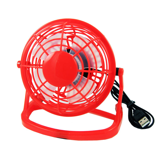 Home Plus 4 in. H X 3.5 in. D 1 speed Mini Fan, Pack of 6