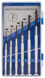 Vulcan JL36001 Screwdriver Set, 6-Piece, Steel, Chrome, Chrome (Handle), Pack of 6