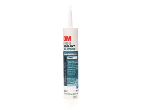 3M 08027 Silicone Sealant, White, 5 to 10 min Curing, 304 mL Cartridge