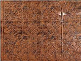 Fasade D6018 Backsplash Panel, 24 in L, 18 in W, Moonstone Copper, Pack of 5