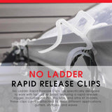 Dyno No Ladder Quick Release Light Clips 25 pk