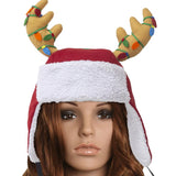 Dyno Red/White Antler Santa Indoor Christmas Decor 17 in., Pack of 12