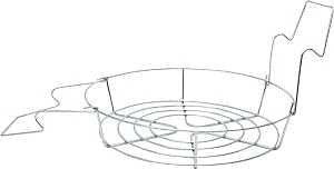 Granite Ware 0715-4 Canner Jar Rack, 12-1/4 in Dia, Steel, Chrome, Pack of 4