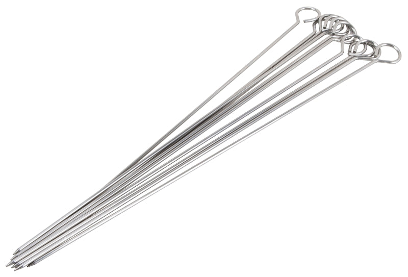 Omaha BBQ-37243B Skewer, 15 in L, Stainless Steel