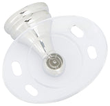Boston Harbor L5057P-26-10-3L Toothbrush/Tumbler Holder, Acrylic/Zinc, Chrome, Wall
