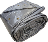 Dize Weathermaster HD2536 Hay Bale Cover, 25 ft L, 36 ft W, Polyethylene, Black/Silver
