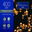 Celebrations LED Micro Warm White 400 ct String Christmas Lights 134 ft.