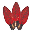 Holiday Bright Lights LED C9 Red 25 ct Replacement Christmas Light Bulbs