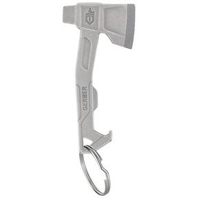 Gerber 1074043 Axe Keychain Multi-Tool, 3-Function, Stainless Steel, Silver