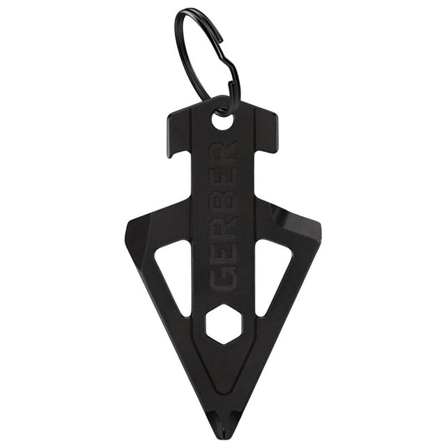 Gerber 1074044 Broadhead Keychain Multi-Tool, 5-Function, Stainless Steel, Black