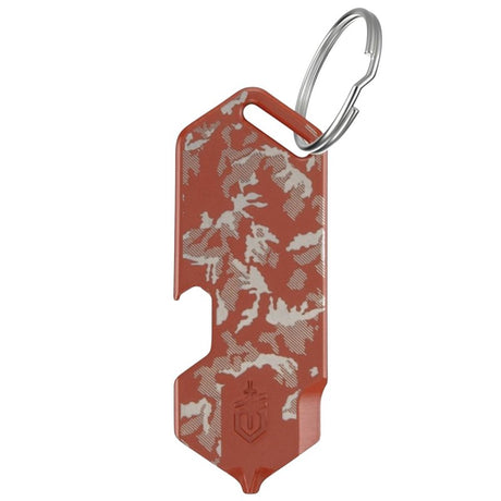 Gerber Shard DT Series 1075358 Keychain Mini Multi-Tool, 3-Function, Stainless Steel, Burnt Orange Camo