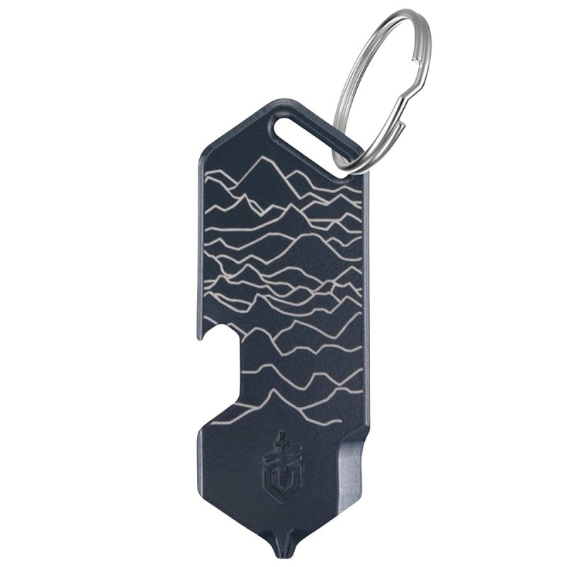 Gerber Shard DT Series 1075359 Keychain Mini Multi-Tool, 3-Function, Stainless Steel, Urban Blue